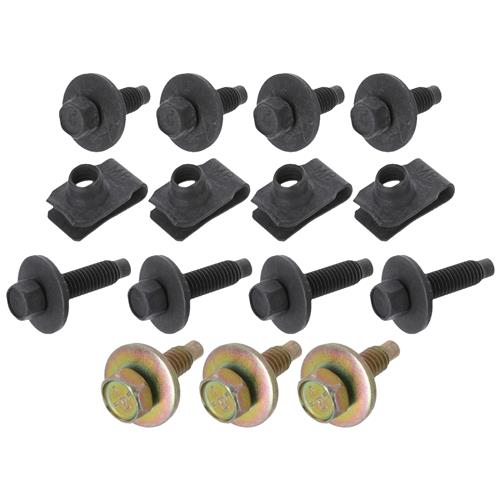 Mustang Hood Installation Hardware Kit (8693) Fox Body