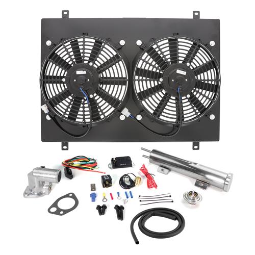 Sve Mustang Electric Fan Conversion Kit Black 79 93 5 0 79 93 Mustang Black Sve Electr