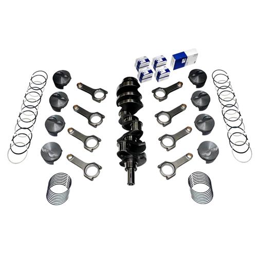 1979-1995 Mustang Scat 363 Forged Stroker Kit - Dished Pistons - H Beam Rods