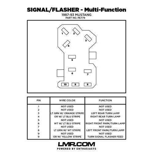 Mustang MultiFunction Switch Repair Harness (8793)