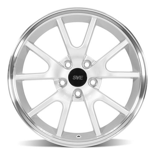 1994-2004 Mustang SVE FR500 Wheel & Nitto Tire Kit - 18X9 - Silver
