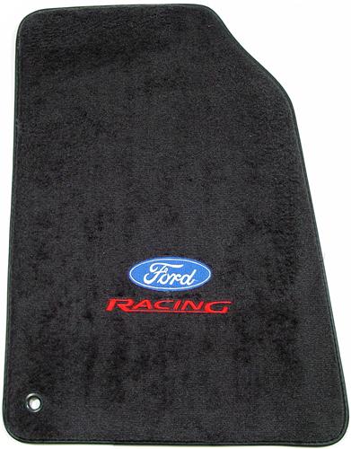 1999-04 Mustang ACC Floor Mats with Ford Racing Logo Dark Charcoal