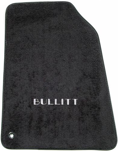 1999-04 Mustang ACC Floor Mats with Bullitt Logo Dark Charcoal