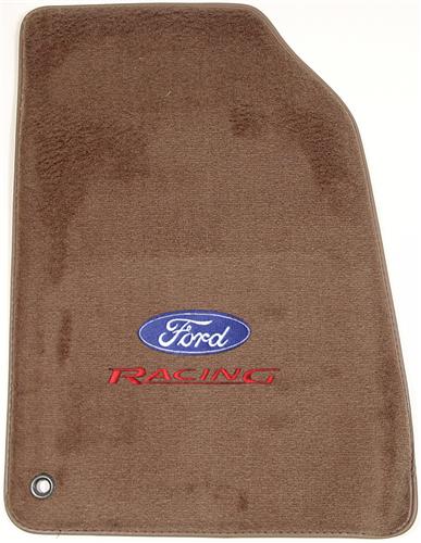 Acc Mustang Floor Mats With Ford Racing Logo Parchment Tan 99 04