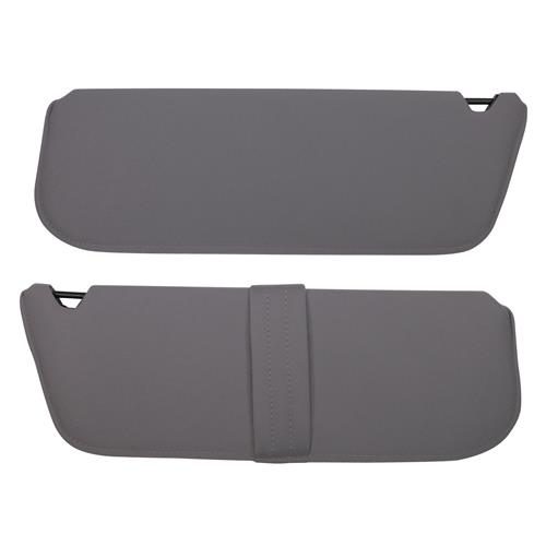 Acme F-150 SVT Lightning Sun Visors with Strap&Mirror - Gray | (93-95)