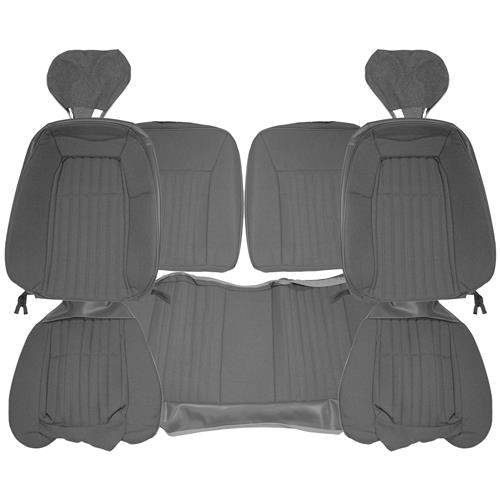 Acme Mustang Sport Seat Upholstery - Cloth - Opal Gray (1993) Hatchback