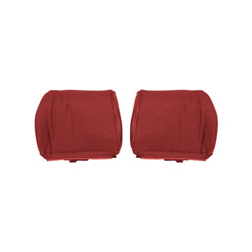 1987-89 Mustang Acme Sport Seat Upholstery - Cloth  - Scarlet Red Hatchback