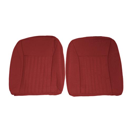 1990-91 Mustang Acme Sport Seat Upholstery - Cloth  - Scarlet Red Hatchback