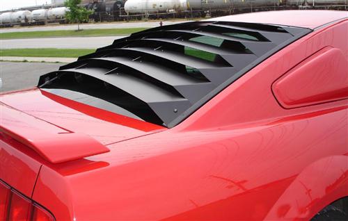 Mustang Rear Window Louvers, Aluminum (05-14) - LMR