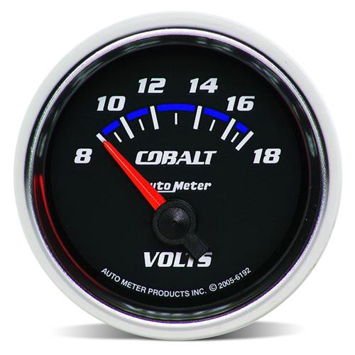 AutoMeter Cobalt Volt Gauge 2 1/16"