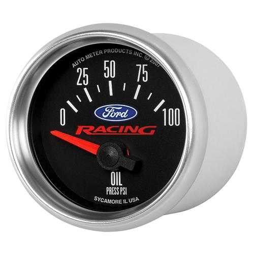 Auto Meter Ford Racing Oil Pressure Gauge 2-1/16"