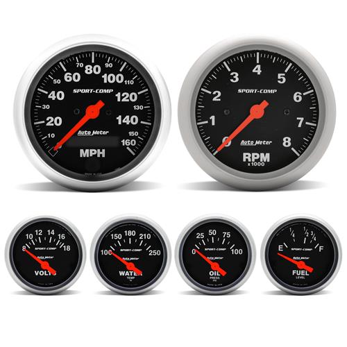 Autometer Sport Comp Gauge Kit (8797)
