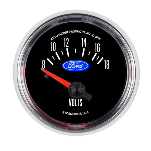 AutoMeter Volt Gauge 2-1/16" w/ Ford Logo