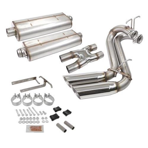 Dual 3" conversion exhaust kit fits Ford F-150 1999-2004