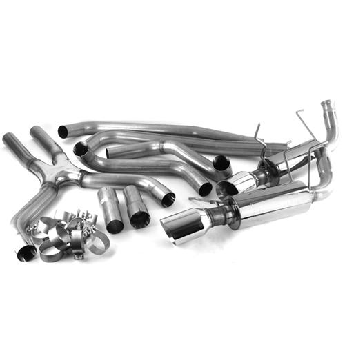 Bassani Mustang Catback with XPipe Stainless Steel (1114) V6 3711R5