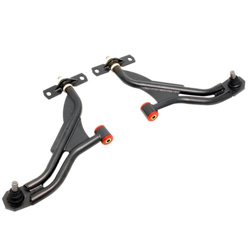 BMR Mustang Non Adjustable Front Lower Tubular Control Arms Black ...