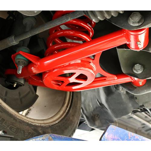 1994-04 Mustang BMR Tubular Front Control Arms w/ Spring Cups  - Standard Ball Joint - Black