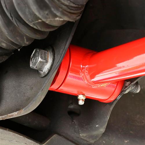 1994-04 Mustang BMR Tubular Front Control Arms w/ Spring Cups  - Standard Ball Joint - Red