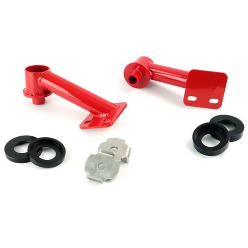 BMR Mustang Cradle Bushing Lockout Kit - Level 2 - Red (15-18) CB005R