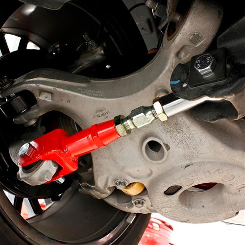2015-2022 Mustang BMR Double Adjustable Toe Rods Red