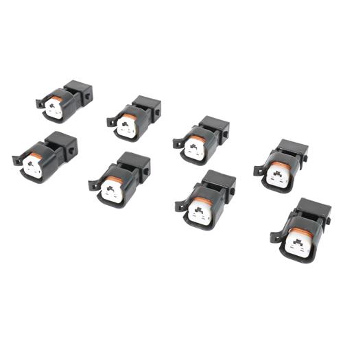 1986-2004 Mustang Bosch Fuel Injectors - EV6 - Uscar w/ Jetronic Adapters - 24lb