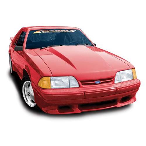 1987-93 Mustang Cervini 2.5" Cowl Induction Hood - Fiberglass