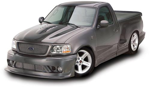 F-150 SVT Lightning Fiberglass 2000 Cobra R Style Hood (99 ...