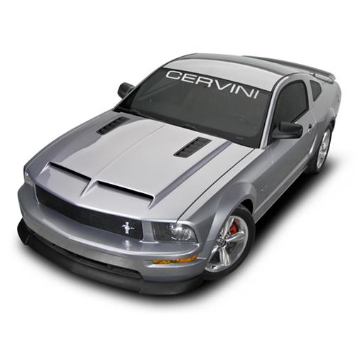 Cervinis Mustang Ram Air Hood W Louvers 05 09 1225