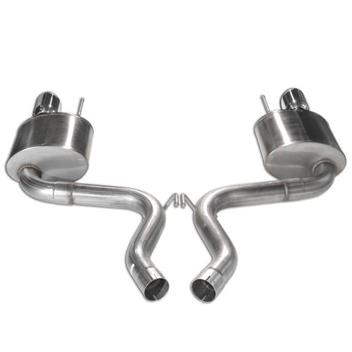 2015-17 Mustang Corsa 3" Sport Axle Back With 4.5" Polished Tips   -  Non-active 5.0