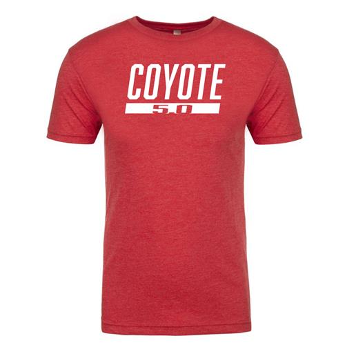 Coyote 5.0 T-Shirt - (XL) - Vintage Red 