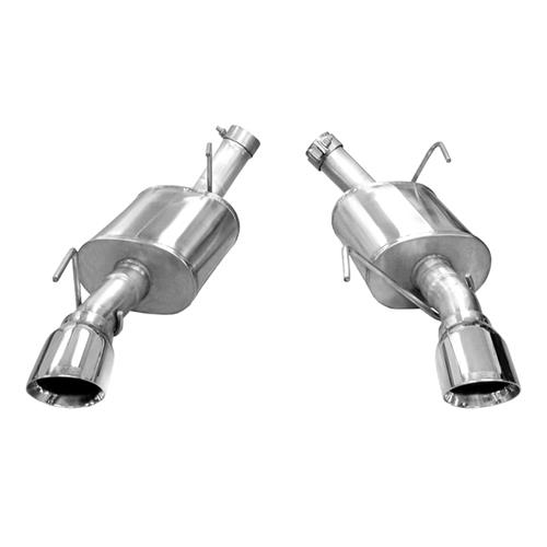 2005-2010 Mustang Corsa Sport Axle Back Exhaust - Polished Tips