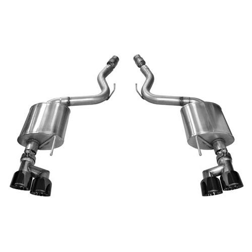 2015-2017 Mustang 5.0 Corsa 3" Sport Axle Back w/ 4" Black Quad Tips
