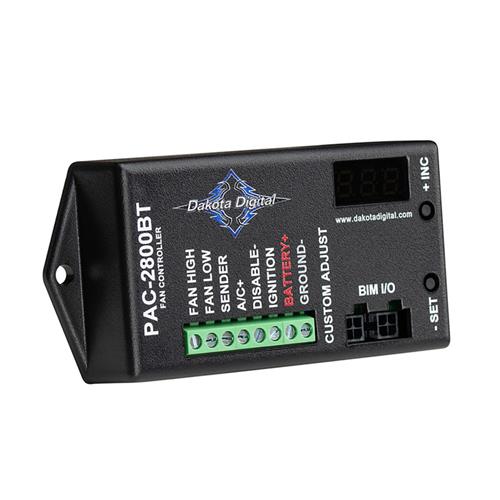 Dakota Digital Electronic Fan Controller w/ Temp Sensor Bluetooth Control PAC2800BT
