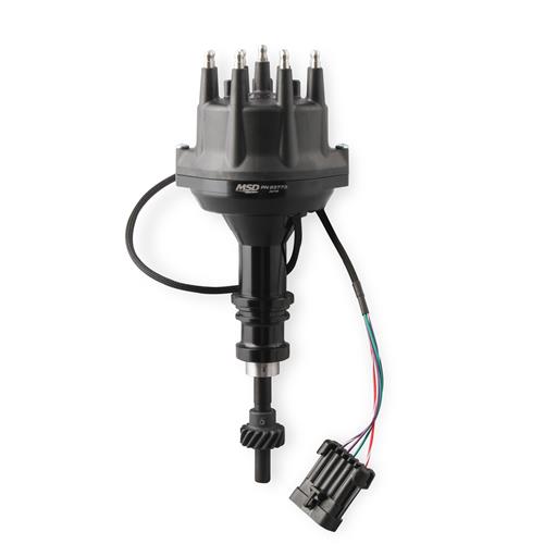 Mustang MSD Dual Sync Distributor - Black | (1987-1993) 5.0