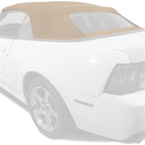 Electron Top Mustang Convertible Top w/ Vinyl Window Parchment (9904