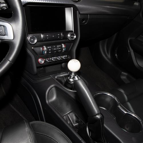 thumbnail image 2 of Billet Aluminum Automatic Shift Knob For Mustang 1987-2004 – Bullitt, Cobra, GT – Black, UPR, Lifetime Warranty 2 of 6