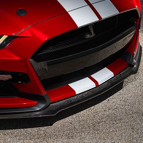 2020-2022 Mustang Ford Performance GT500 Front Splitter Kit - Carbon Fiber