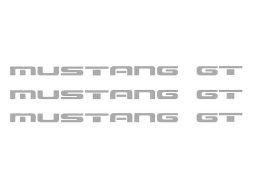1987-93 Mustang GT Bumper Insert Decals  - Silver
