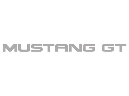 Mustang Rear Bumper Insert Decals - Silver (94-98)