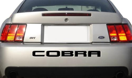 2003-04 Mustang Cobra Rear Bumper Inserts Black
