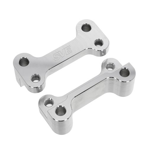 2005-2014 Mustang GT500 Rear Brake Rotor Adapter Bracket Kit - 13.8"