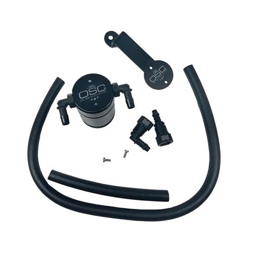 2005-2010 Mustang J&L 3.0 Oil Separator Driver Side - Black - GT