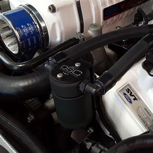 JLT passenger  side oil catch can separator 07-14 supercharged Shelby GT500 SVT 