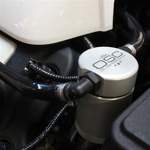 2015-20 Mustang J&L 3.0 Oil Separator Passenger Side  - Clear GT350