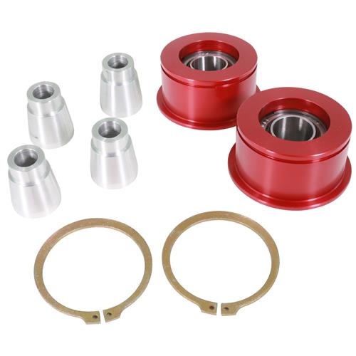 2015-2022 Mustang J&M Front Control Arm Spherical Caster Bushing Kit - Red