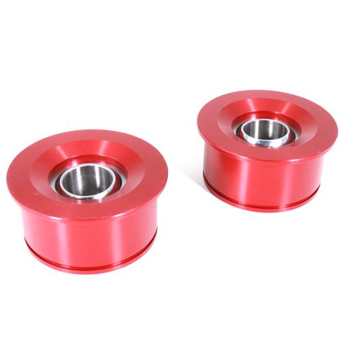 2015-2022 Mustang J&M Front Control Arm Spherical Caster Bushing Kit - Red