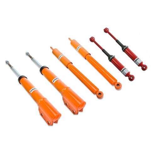 Koni Mustang Orange Shock and Strut Kit w/ Non Adjustable Quad Shocks