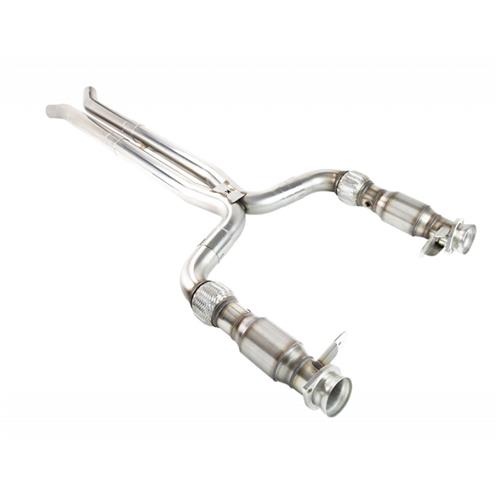 2016-2020 Mustang Kooks 3" Catalytic X-Pipe - Stainless GT350