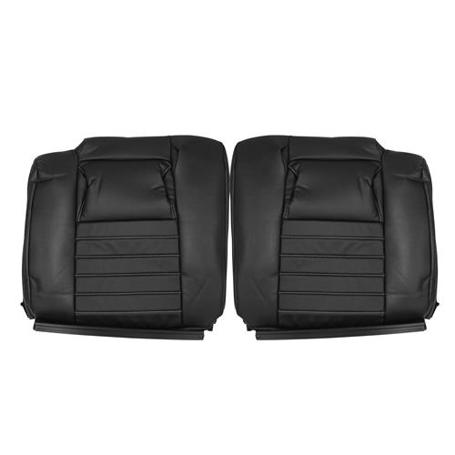 Katzkin Mustang Factory Style Leather Seat Upholstery - Black (12-14 ...