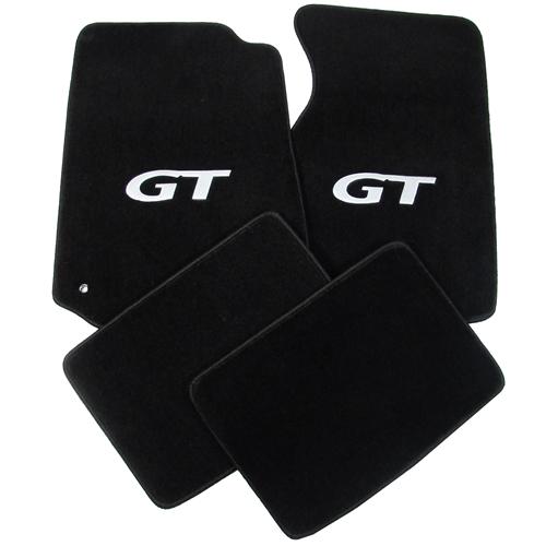 Mustang Floor Mats w/ GT Logo Black (94-04) 012151-4391-4411